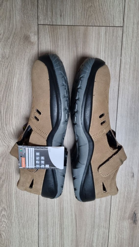Sandały buty robocze S1P SRC Komfort KEGEL BŁAŻUSIAK brązowe nowe 44