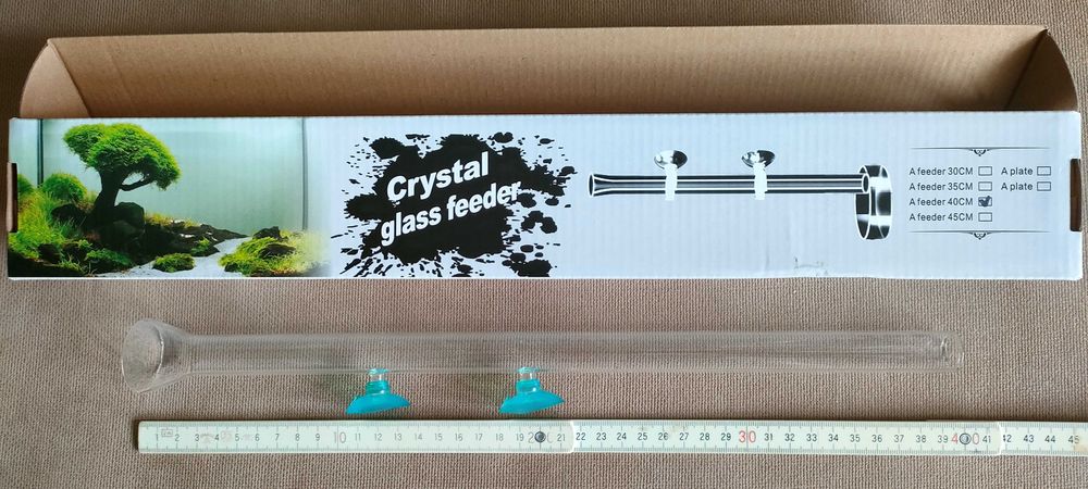 Nattec Rurka do karmienia krewetek, raków i ryb 40 cm