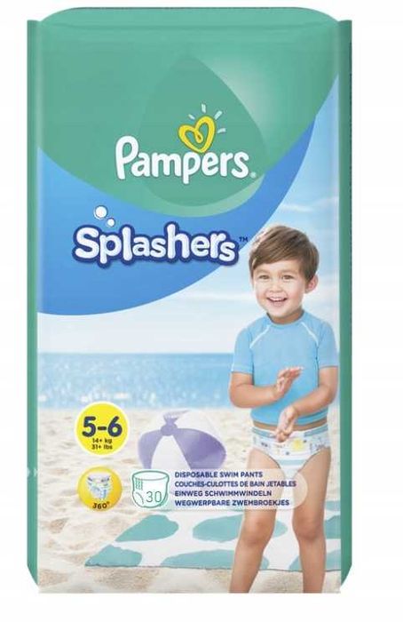 Pieluszki Pampers Splashers Rozmiar 5-6 30 szt.