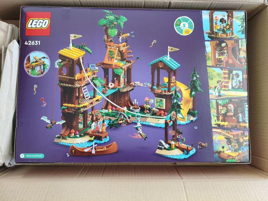 NOWY zestaw LEGO Friends 42631 domek na drzewie na obozie kempingowym