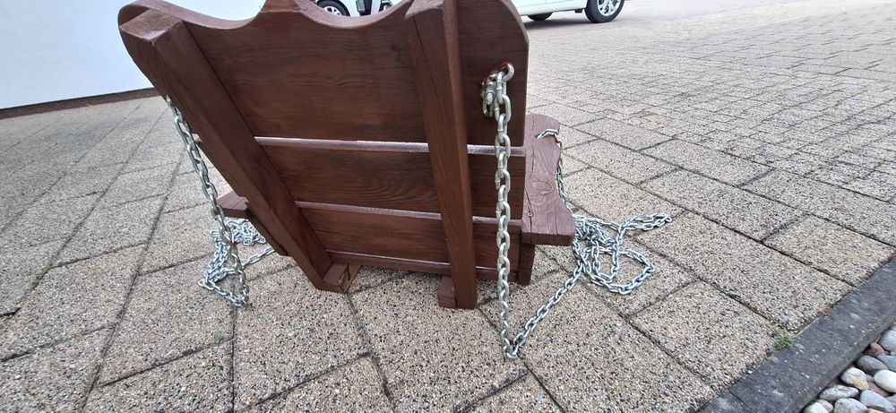 Huśtawka drewniana piękna solidna