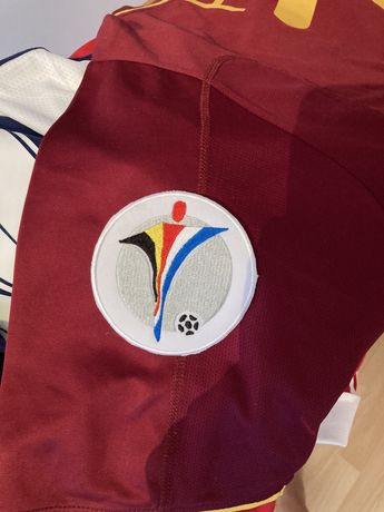 Camisola Portugal Figo Euro 2000 oficial com badges competiçao