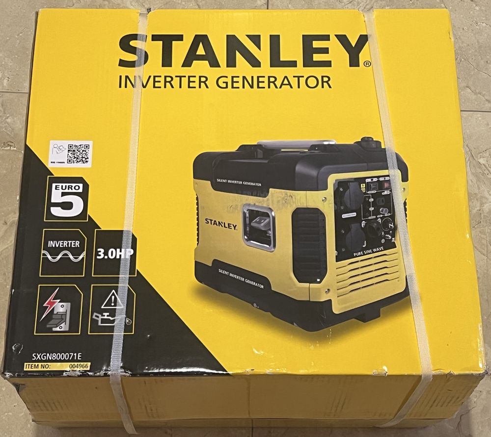 Генератор Stanley SIG 1900S (1880 Вт) (бензин, инверторный) ОРИГІНАЛ!