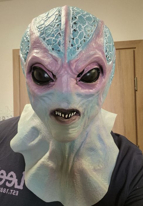 Strój, kostium kosmity dla dorosłych halloween, karnawał