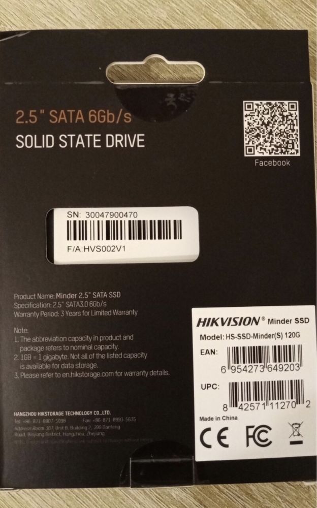 SSD Hikvision Minder(S) 120GB
