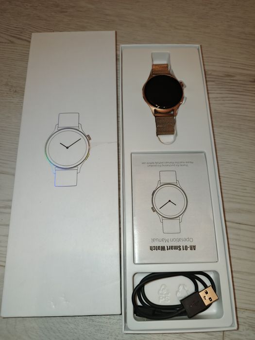 Smart watch złoty AR-01 amoled