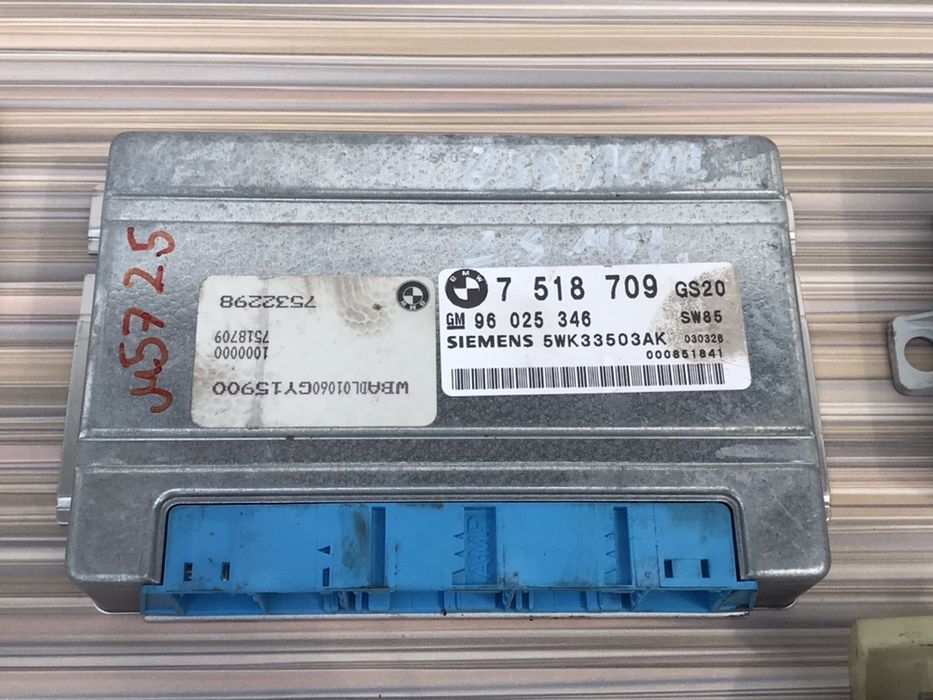 EWS ЕВС Комплект БМВ Е39 М57 2.5d Рестайл Имобилайзер Замки Мозги Блок