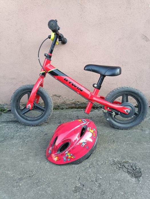 Rowerek biegowy Btwin +kask