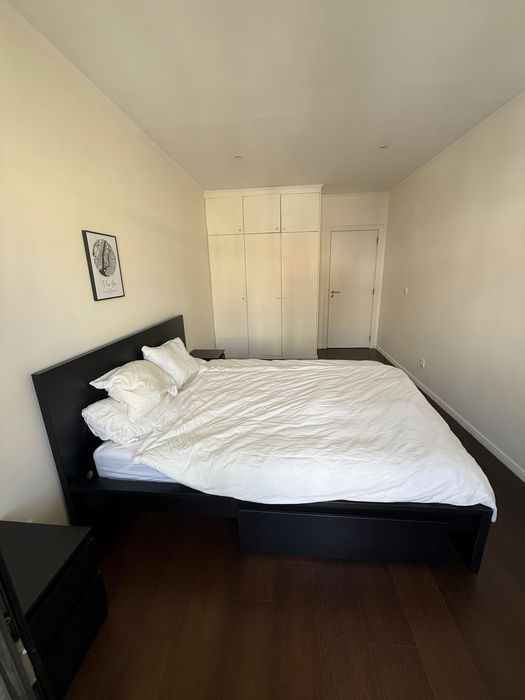 Ikea Malm Bed-Set, including Bedframe, 2 Drawers, 2 Nightstands
