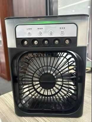 Ventoinha de Arrefecimento Portátil 3 em 1 + Luz LED – NOVA!