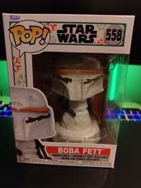 Śnieżny Boba Fett Funko Pop 558