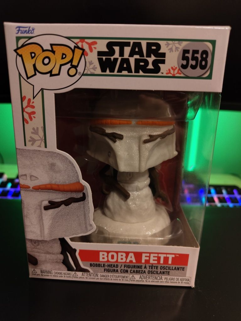 Śnieżny Boba Fett Funko Pop 558