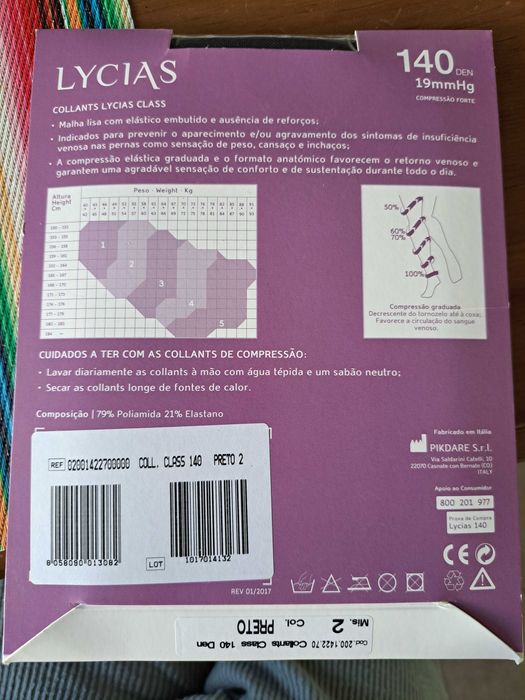 2 Collants Lycias 140den 19mmHg