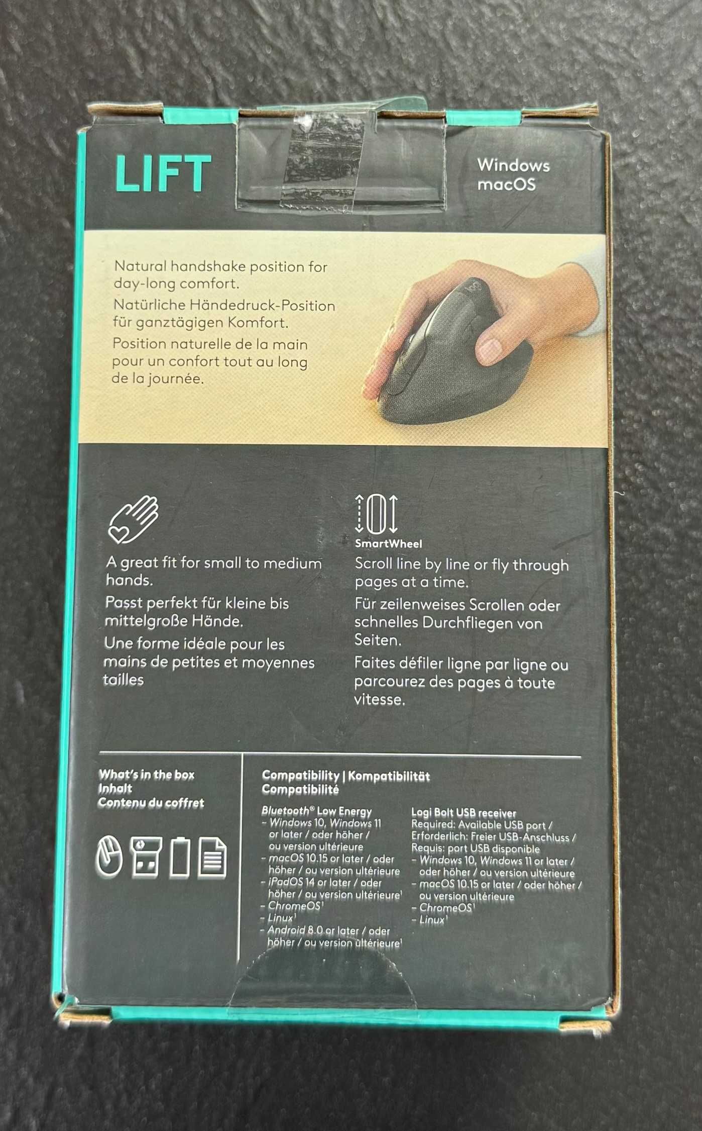 Myszka bezprzewodowa Logitech Lift Right Vertical