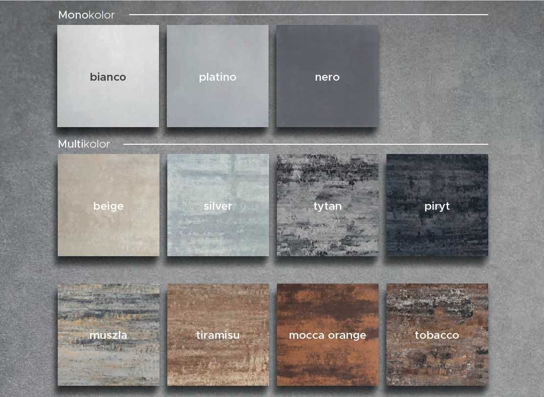 Kostka brukowa FORBET Partenon Tiramisu Piryt Tytan Mocca-Orange Nero