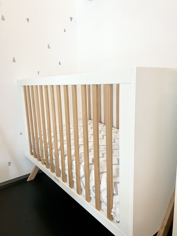 Berço  trama Artech de Faia - Branco Mate