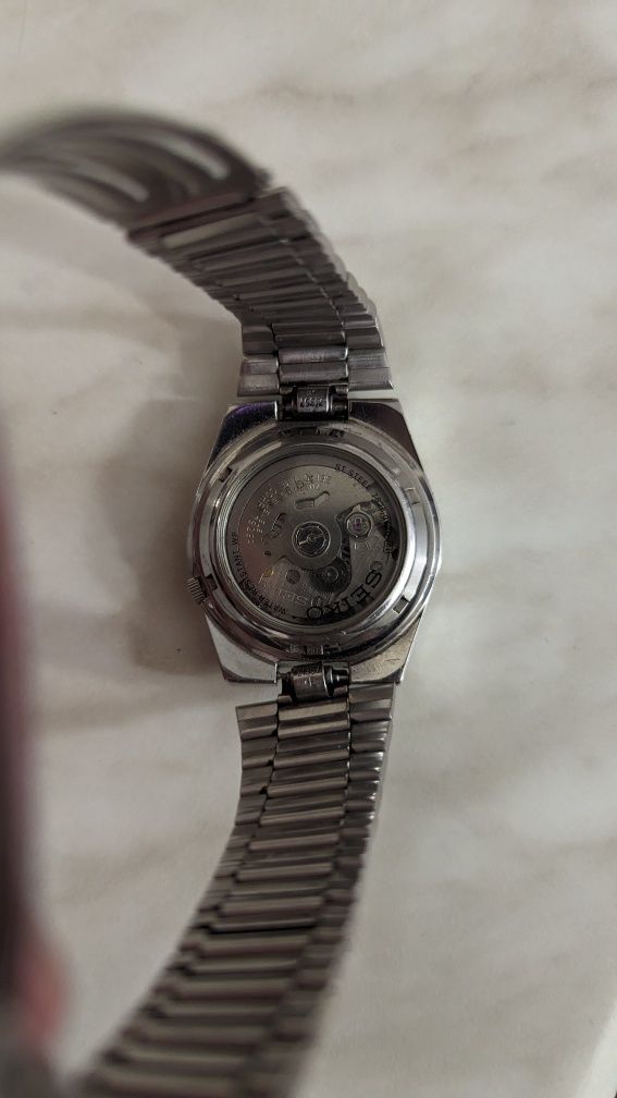 Часы Seiko automatic, годинник сейко, прозрачная крышка