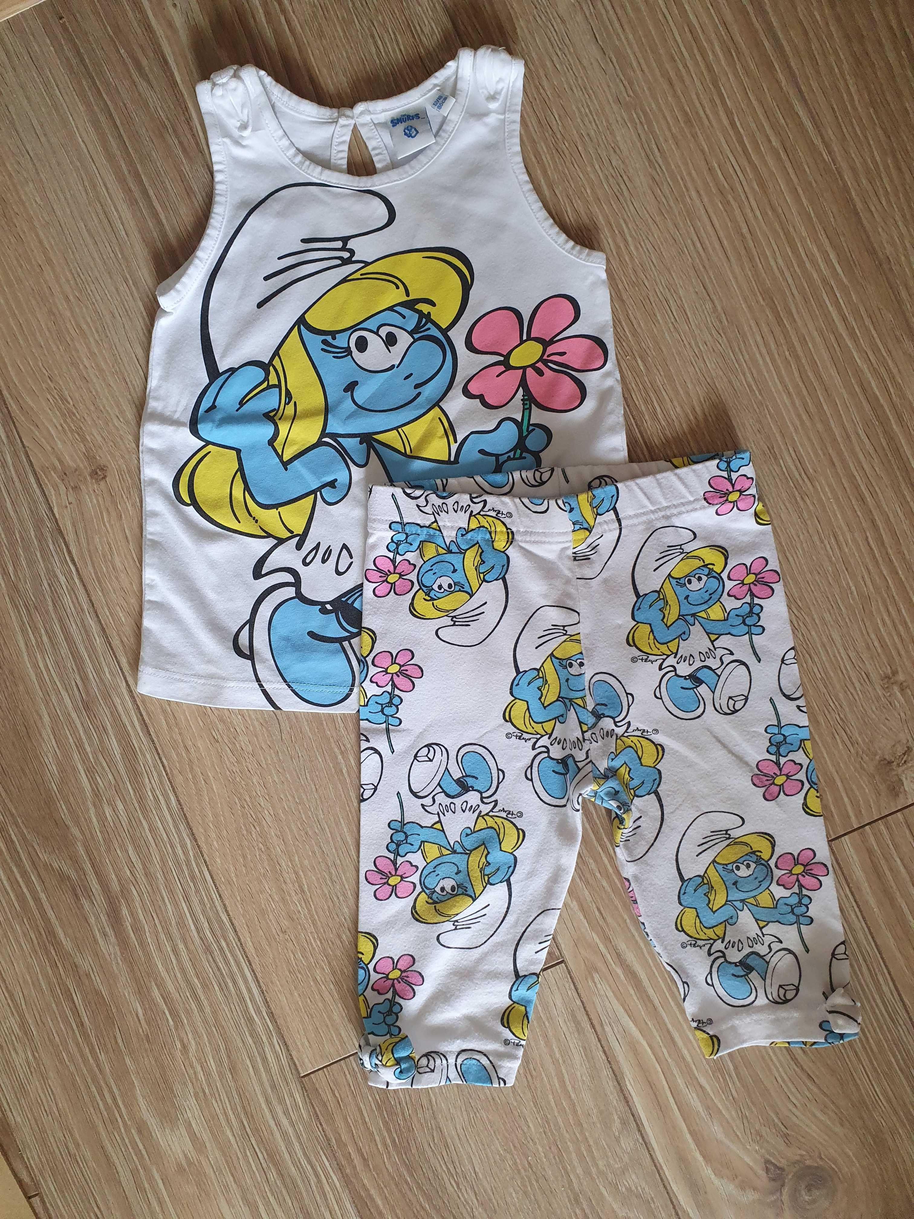Komplet Smwrfetka koszulka + legginsy