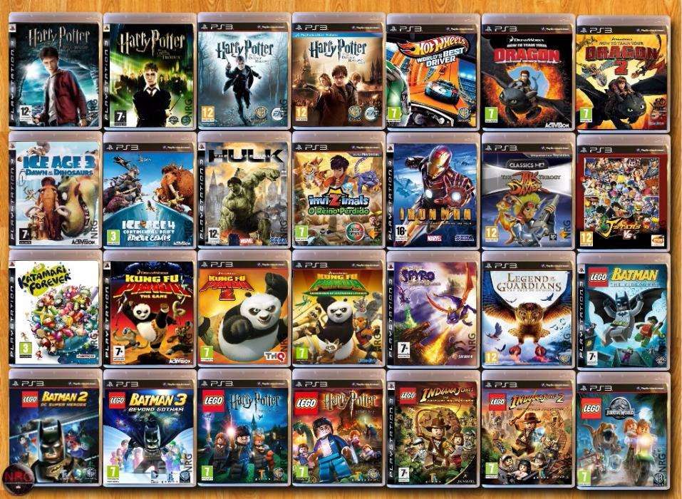 [PS3] 200 Jogos CRIANÇA/ INFANTIS < 12 Anos (Vendo à Unidade)