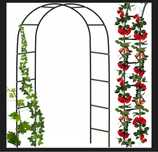 Pergola ogrodowa metalowa podpora pod pnącza, kwiaty, winogrona, róże