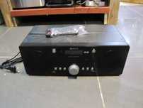Radio DAB+/ UKW odtwarzacz CD Bluetooth Auna Harvard czarne pilot
