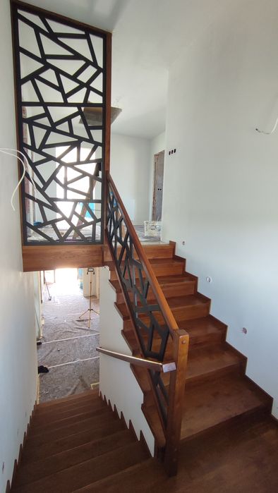 Schody dębowe, Schody drewniane