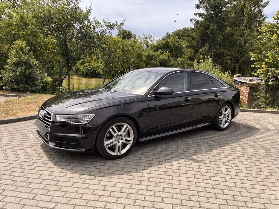 Audi A6 Piękne czarne Audi A6 Quattro diesel 2016r., stan IGŁA