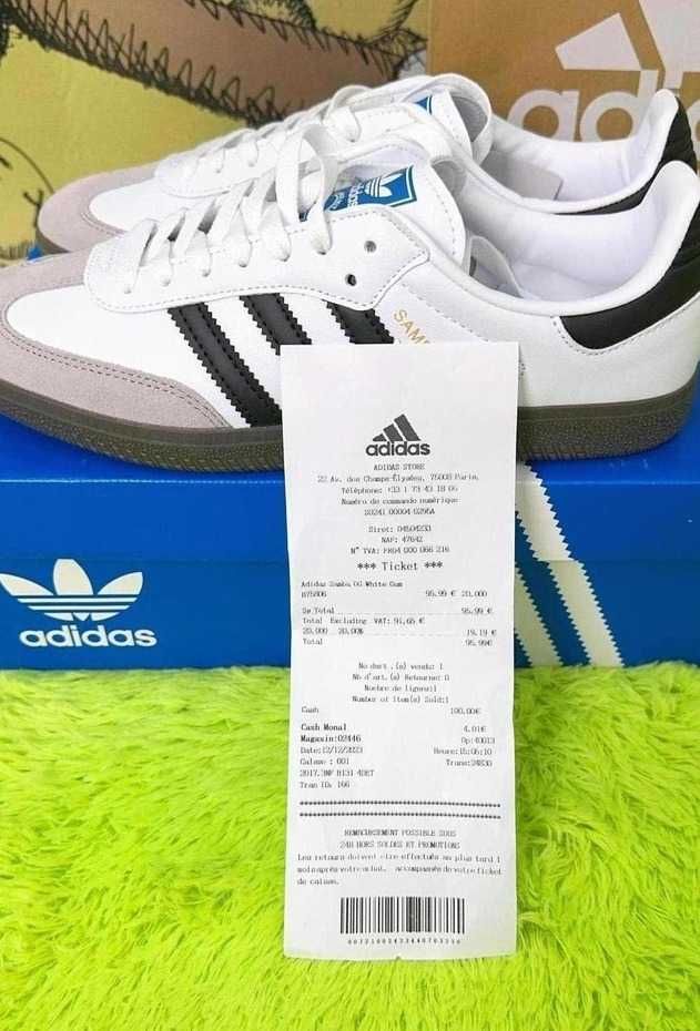 Nowe Trampki | Adidas SambaOGWhite "Najnowsze zdjęc " 42