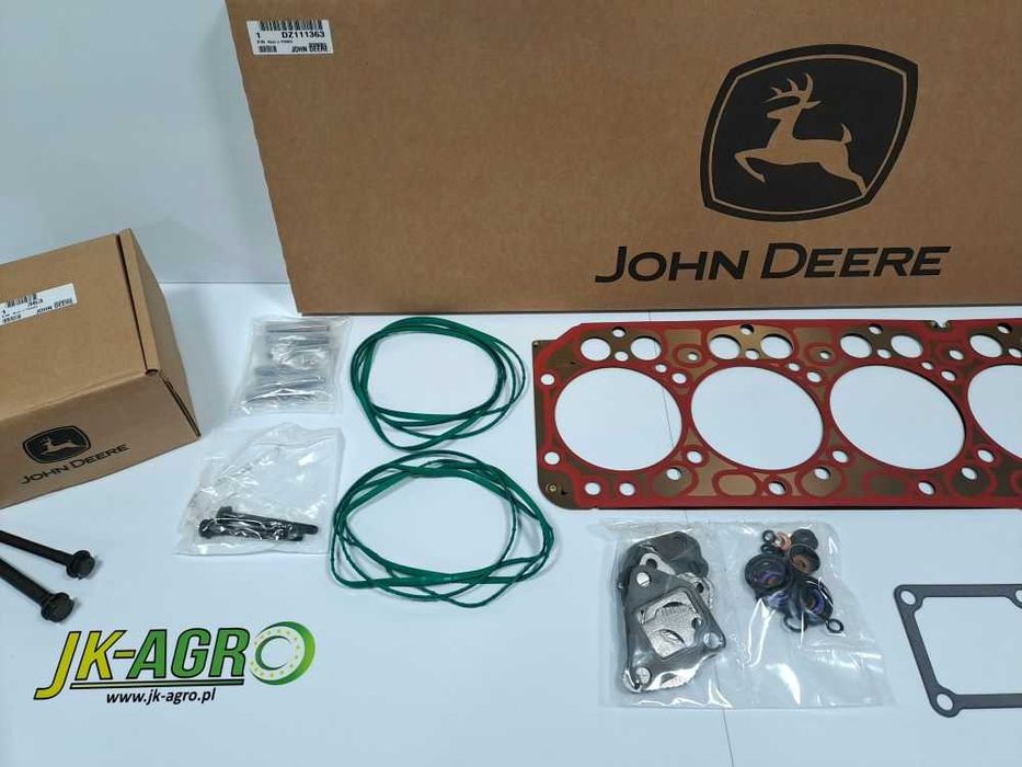 DZ111363 Zestaw uszczelek John Deere, metalowa uszczelka pod głowicę