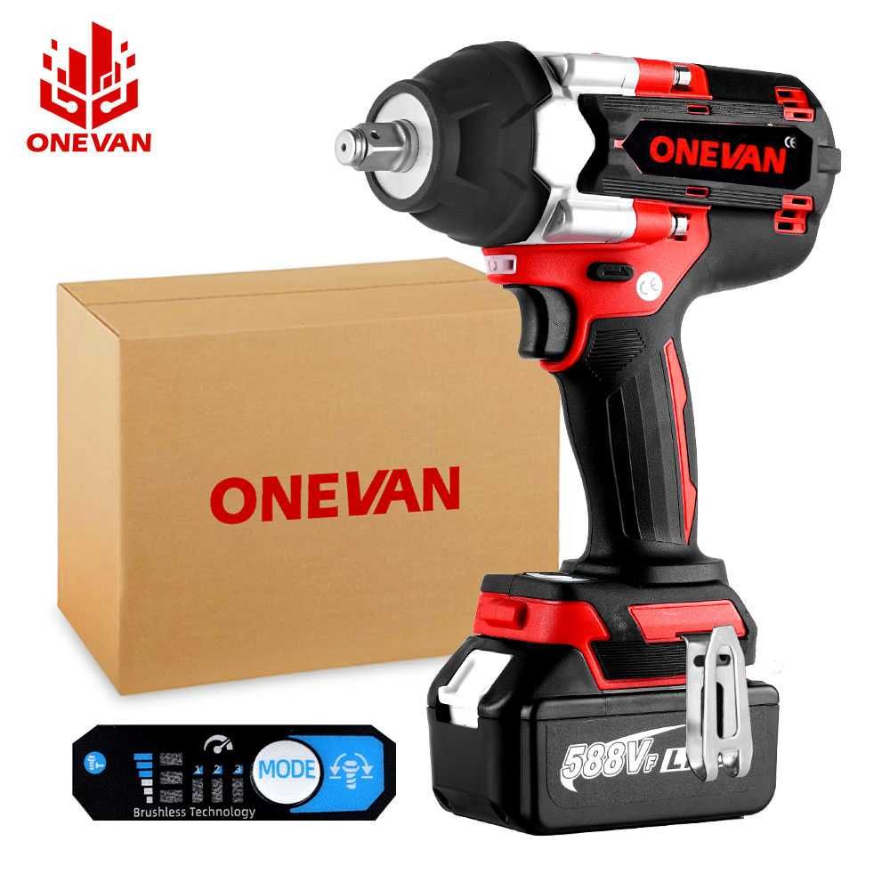 719 - Chave impacto  1800NM onevan 588vf 1/2 compativel makita 18v