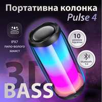 Потужна Pulse 4: Звук та Світло в Одному, блютуз, Bluetooth колонка