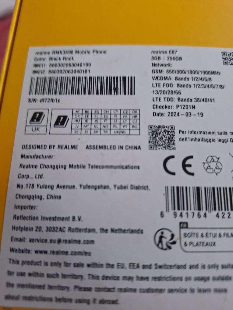 Smartfon Realme C67