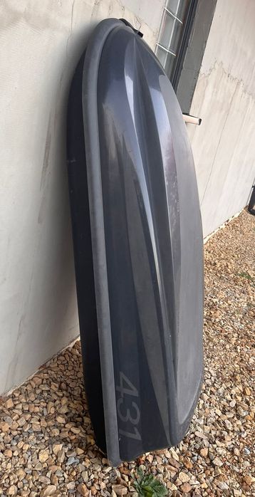 Box bagażnik dachowy w komplecie z relingami