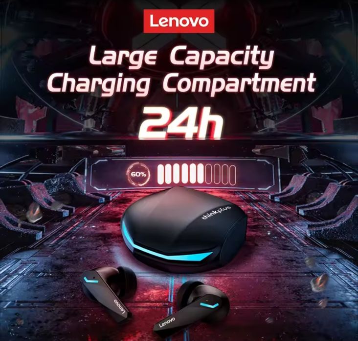 Lenovo Gm2 pro słuchawki Bezprzewodowe, Bluetooth. Super dźwięk.
