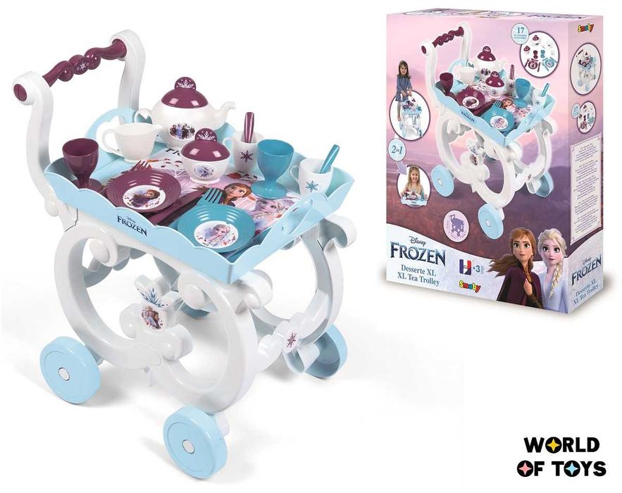 Дитячий Возик "Фроузен 2" з тацею, Smoby, 17 акс., 310517