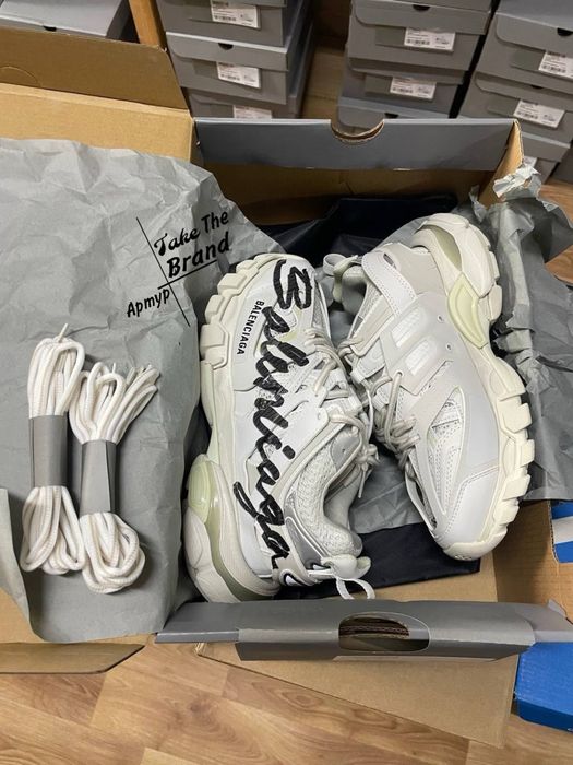 36-45р Кроссовки Balenciaga Track Sneaker Signature Black 1:1 ORIGINAL