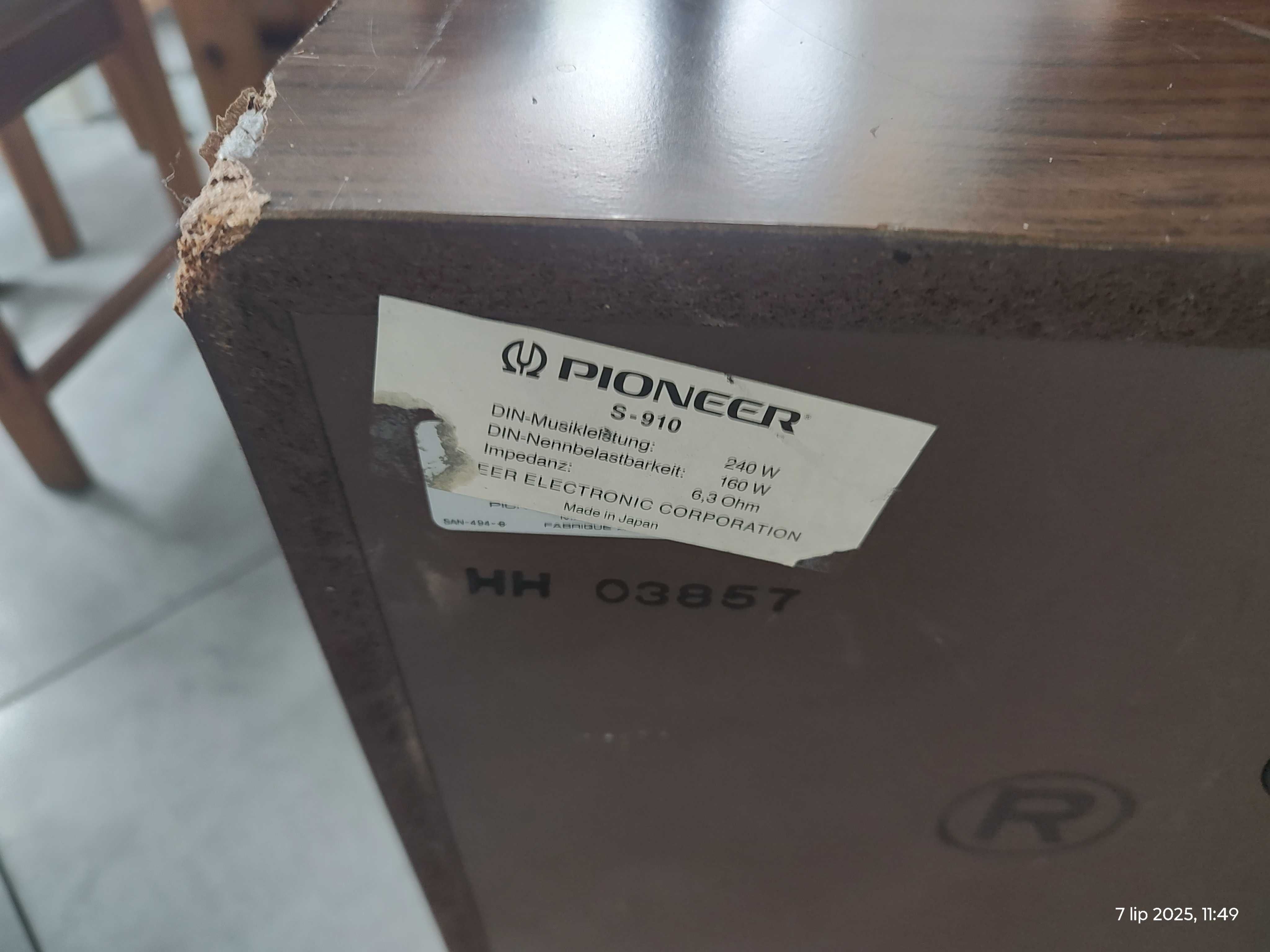 Pioneer S-910 Jedna kolumna Oryginał