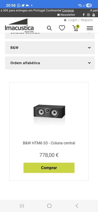 B&W Pack serie 600 S3