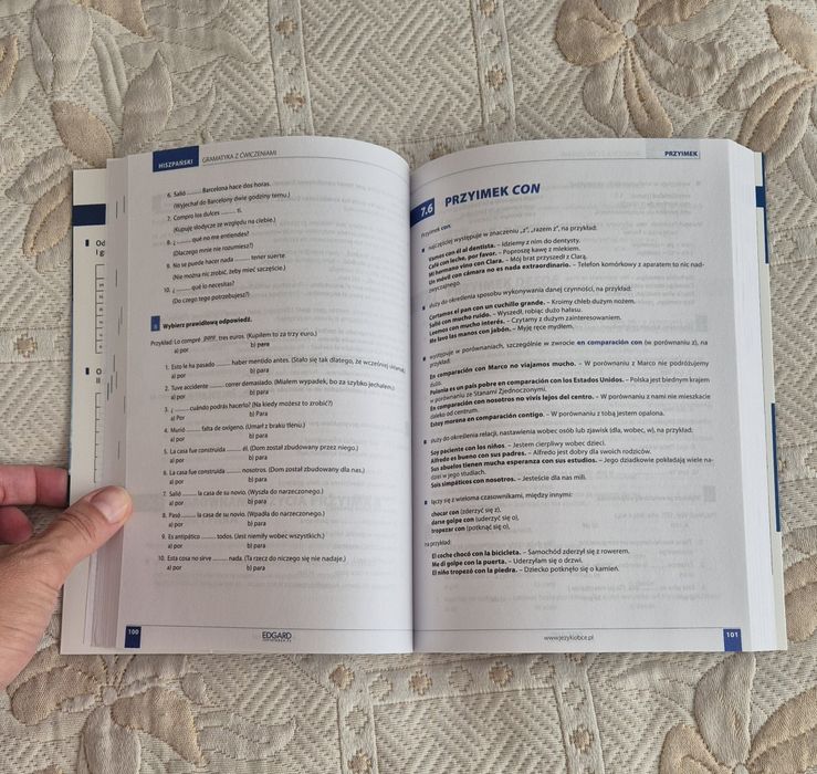 Hiszpański Gramatyka z ćwiczeniami EDGARD
