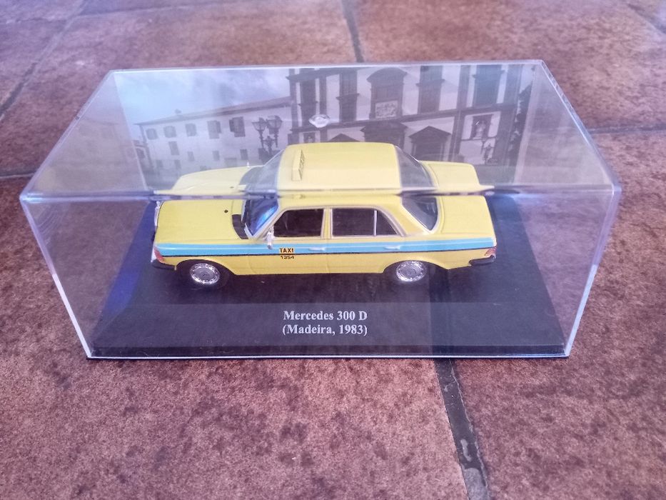 Miniatura Carro Mercedes 300D, Taxi Ilha Madeira