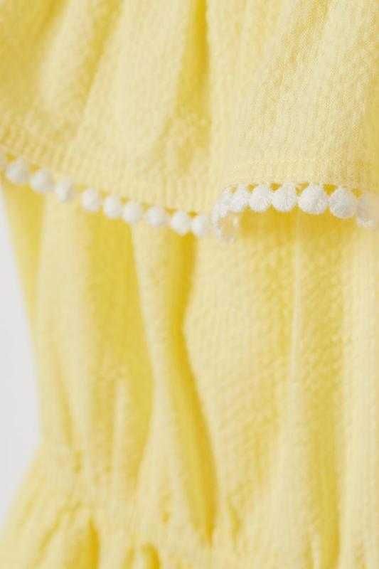 Платье детское  хлопковое с открытыми плечами h&m
