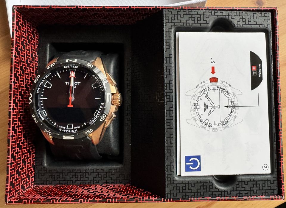 Zegarek Tissot T-TOUCH CONNECT SOLAR 48mm męski