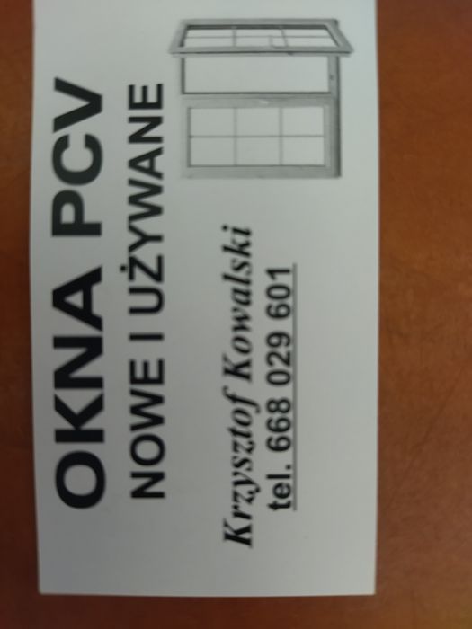 Skład Okien PCV różne wymiary dostępne od ręki