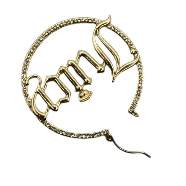 Juicy Couture Kolczyki Z Cyrkoniami W Kolorze Złotym