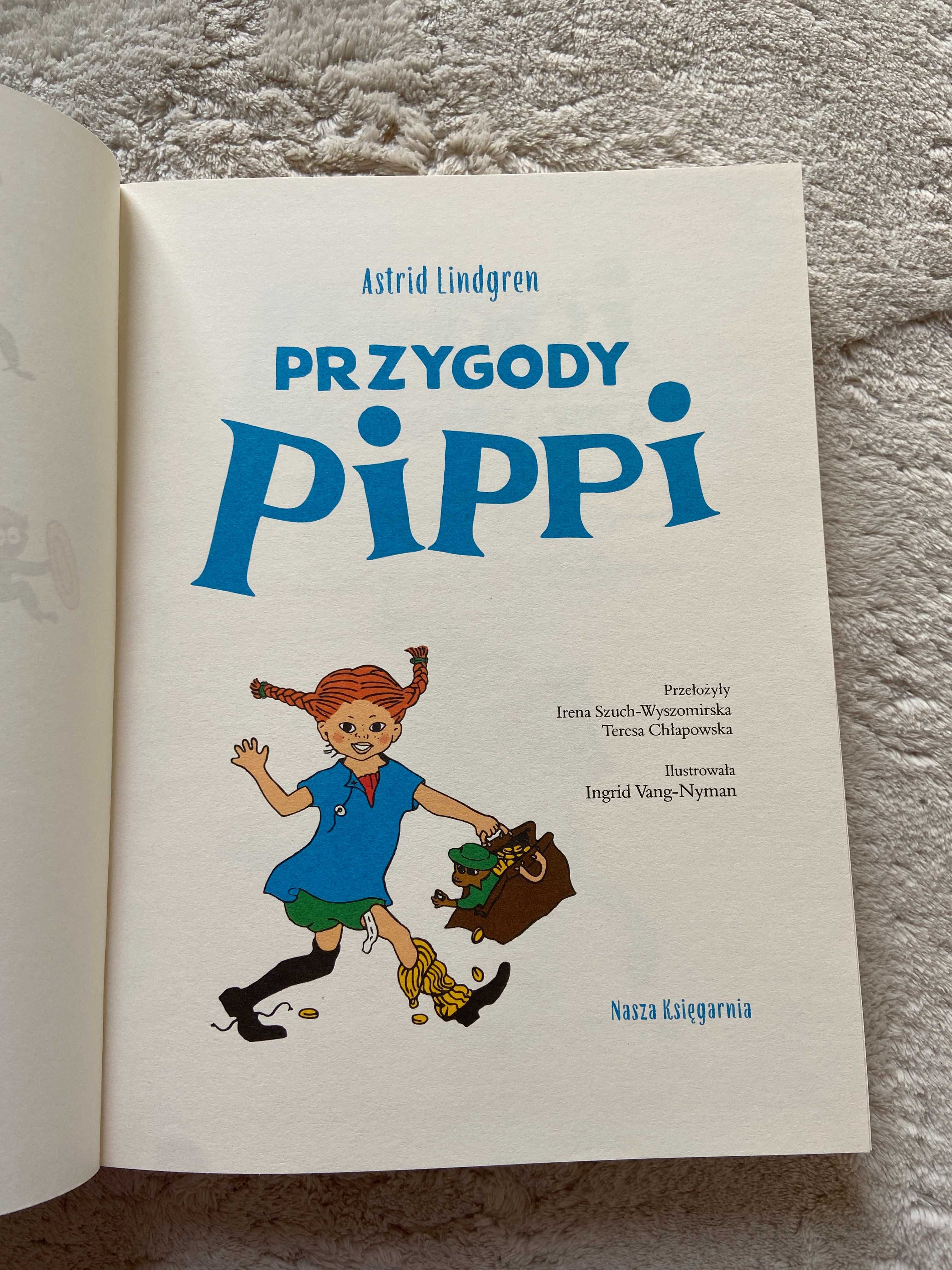 Przygody Pippi Zbiór 3 tomy Astrid Lindgren Nasza Księgarnia 2020