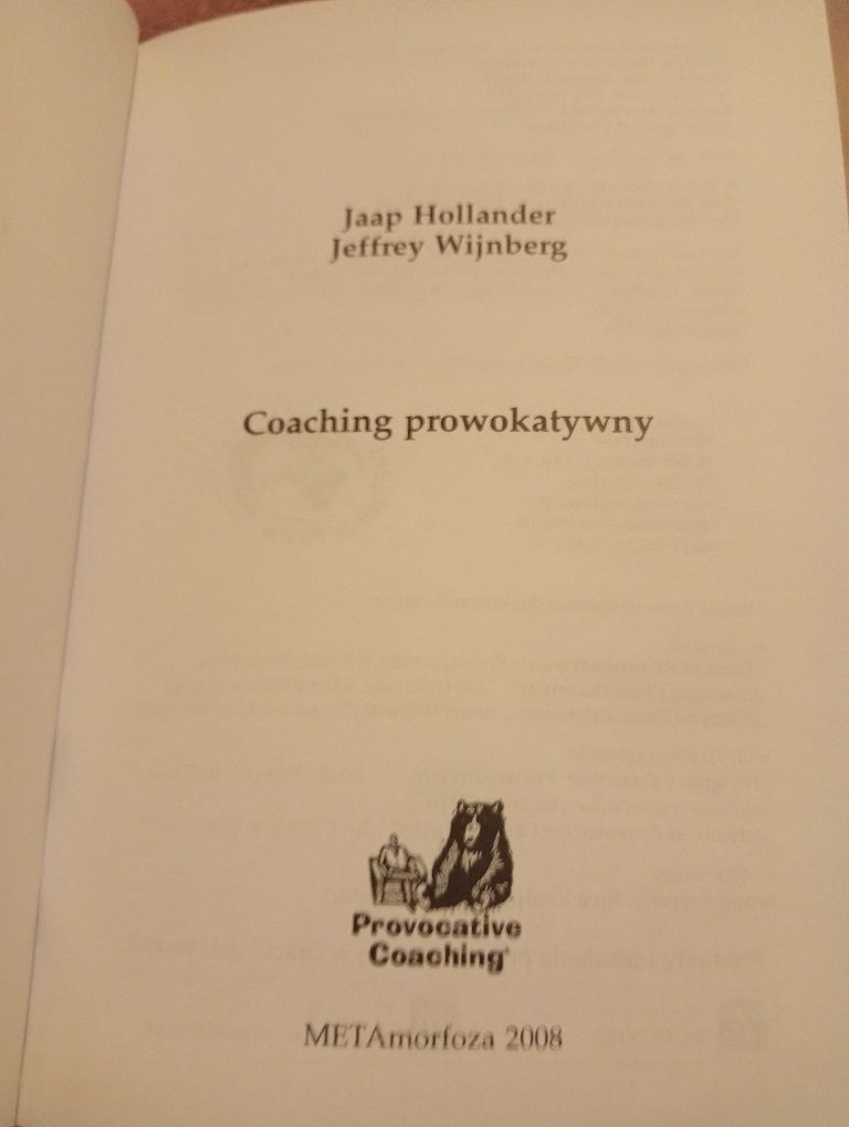 Coaching prowokatywny - Jaap Hollander, Jeffrey Wijnberg