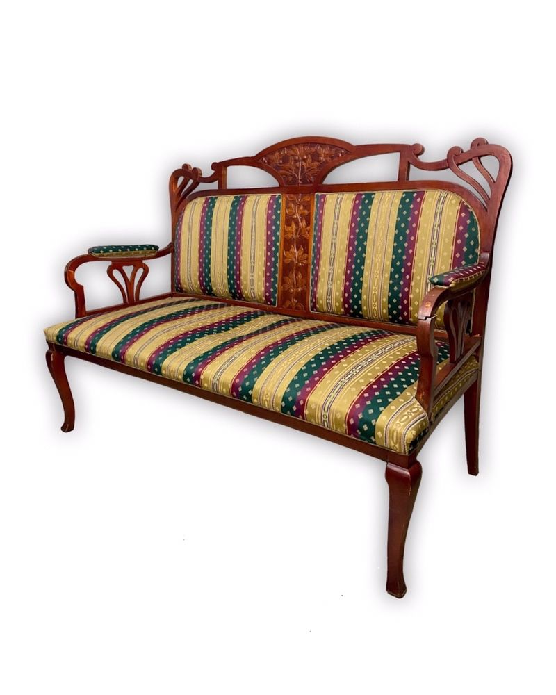 Антикварный Мягкий комплект уголок диван 2 кресла модерн антиквариат