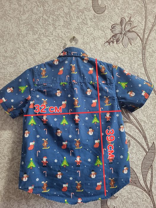 Новорічна дитяча рубашка Next
