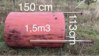 Ciecz Metalowy Zbiornik beczka na nogach 1500L ciecz opryski