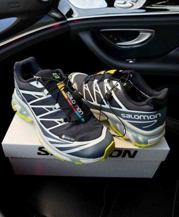 (БЕЗ ПЕРЕДОПЛАТИ)Salomon XT-6 Adv Blue Green Gore-Tex Соломони сині